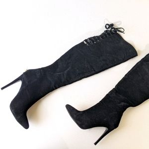 ALTHENA THIGH HIGH BOOTS LACE DETAILS 9